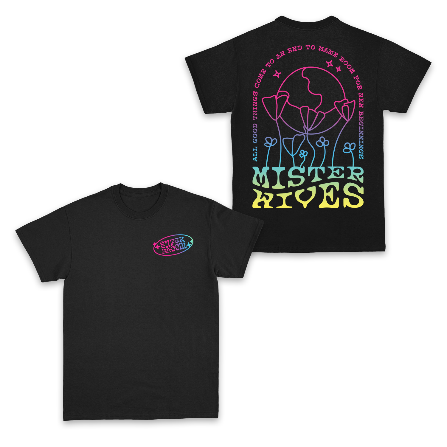 Superbloom Black Tee – MisterWives Shop