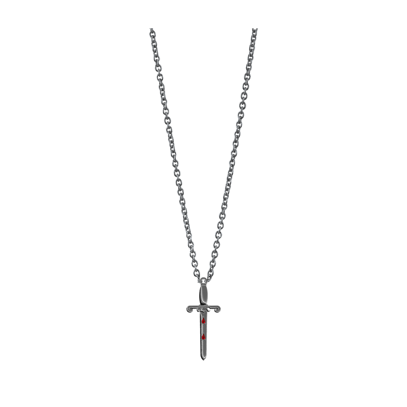 Dagger Silver Necklace