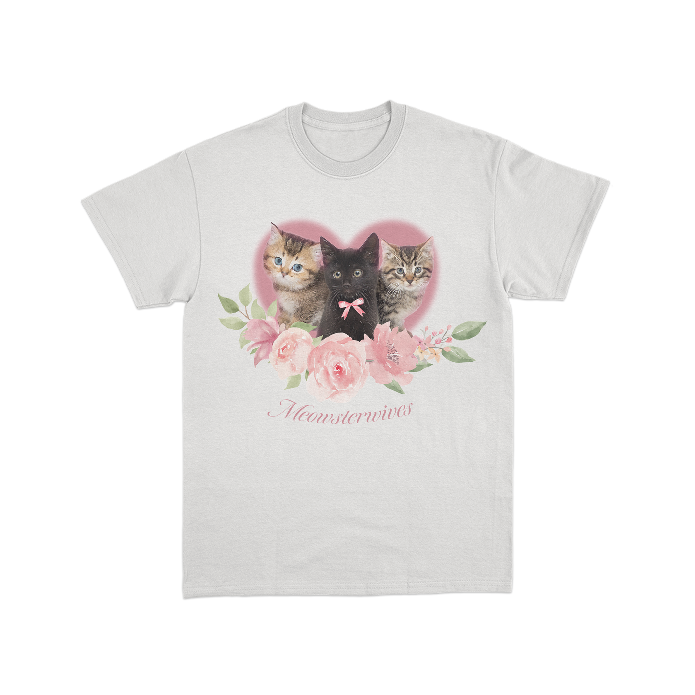 Meowsterwives White Tee